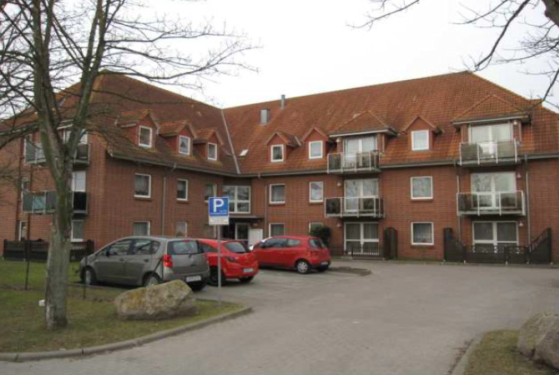 Backsteingebäude des betreuten Wohnen in Bützow